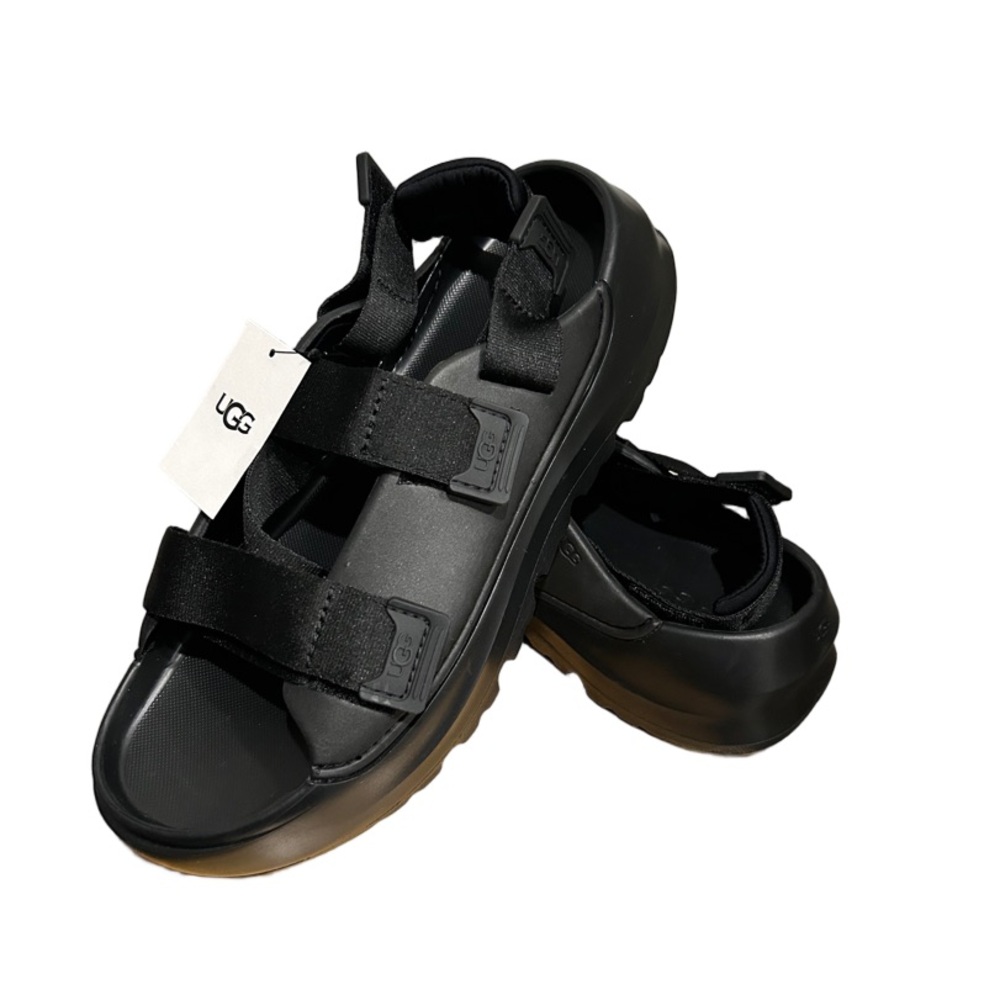 UGG Black Strap Sandals